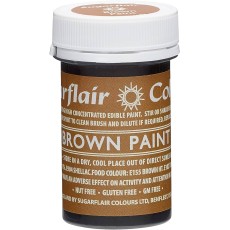 Boja za crtanje sugarflair brown 20g