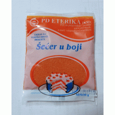 Šećer u boji narandžasta 50g