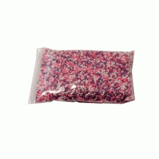 Mrvice okrugle 50g roze ljubičasto beli mix