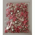 Dekorativni mix roze zvezde 50g