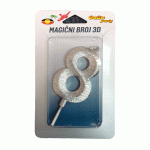 Magična 3D srebro -8- rustik
