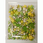 Dekorativni mix zeleni 50g