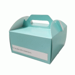 Kutija mini torta plava 20x20x10